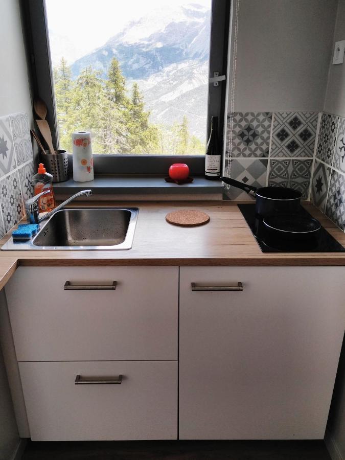 Studio Fonctionnel 16M2 Avec Vue Panoramique Puy-Saint-Vincent Kültér fotó